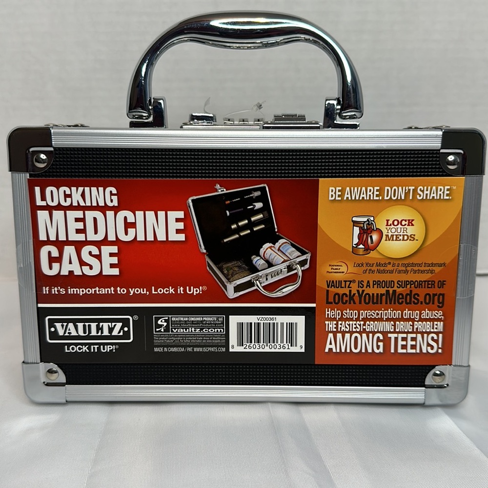 Vaultz Medicine Case With Lock